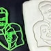 Custom Couple Portrait Cookie Cutter Custom Couple Face Cookie Cutter Fondant Cutter Photo Stamp