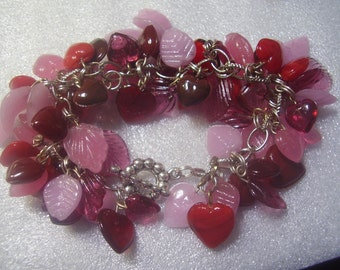 Hearts and Leaves Bracelet