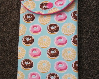 Doughnuts Pencil Case, Large Sunglass Case, Large Phone Case.