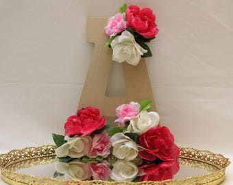 Custom 12" letters with your desired color pattern