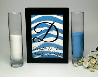 Sand Ceremony Set - Shadow Box Wedding Sand Ceremony Set - Unity Sand Ceremony Set - Beach Wedding Decor - Unity Candle Set - Sand Set