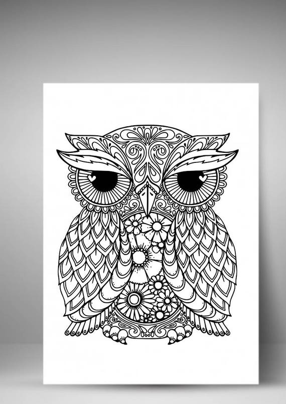 Owl Mandala SVG Owl SVG Mandala Owl SVG Digital Cutting