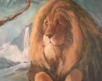 King of the jungle at rest