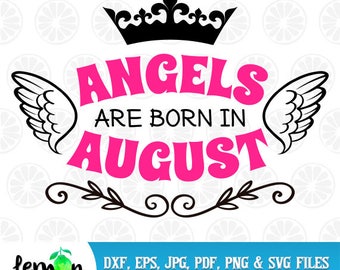 Download August svg | Etsy