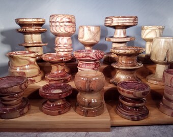 Handmade Pincushion Base Oak