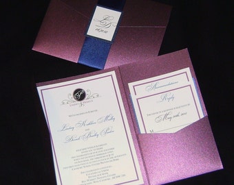Love Series - Pocketfold Wedding Invitation