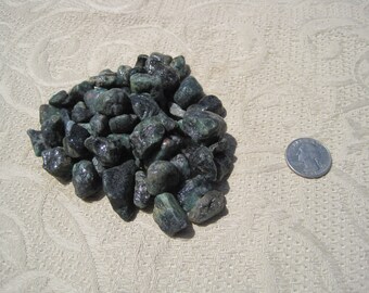 Raw Emeralds/Rough Emeralds, Medium-Large (One Ounce)