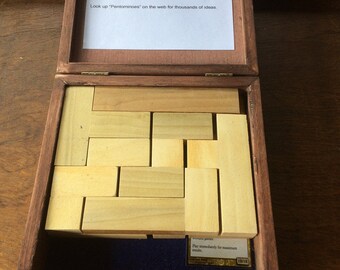 Pentominoes. Mathematical Puzzle