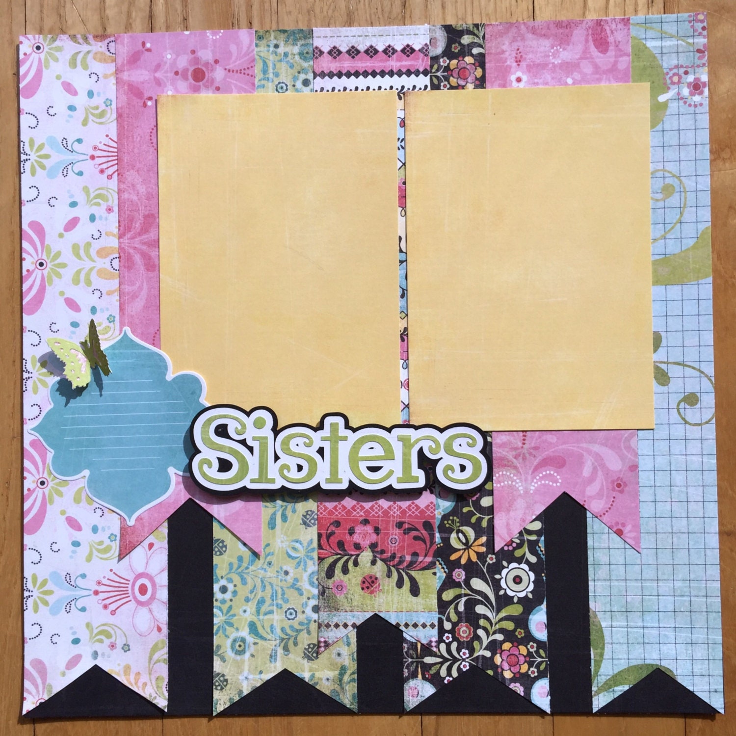 Premade Sisters Scrapbook Pages Sisters Scrapbook Page Best