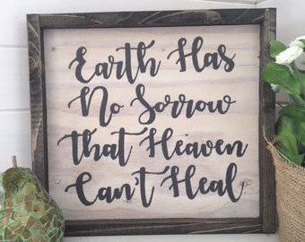 Download Earth Has No Sorrow That Heaven Can't Heal Christian