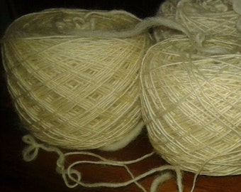 Sheep's wool handspun single ply 1oz