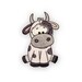 Cute Cow Embroidery Design