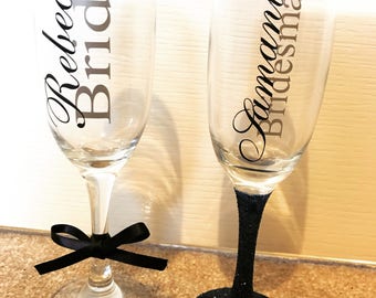 Personalised Champage Flutes