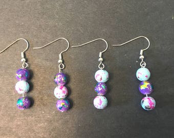 Paint Splatter Earring 2 Piece