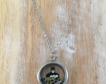 DC Comics Batman Floating Charm Necklace
