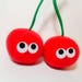 hug me food plush cherries