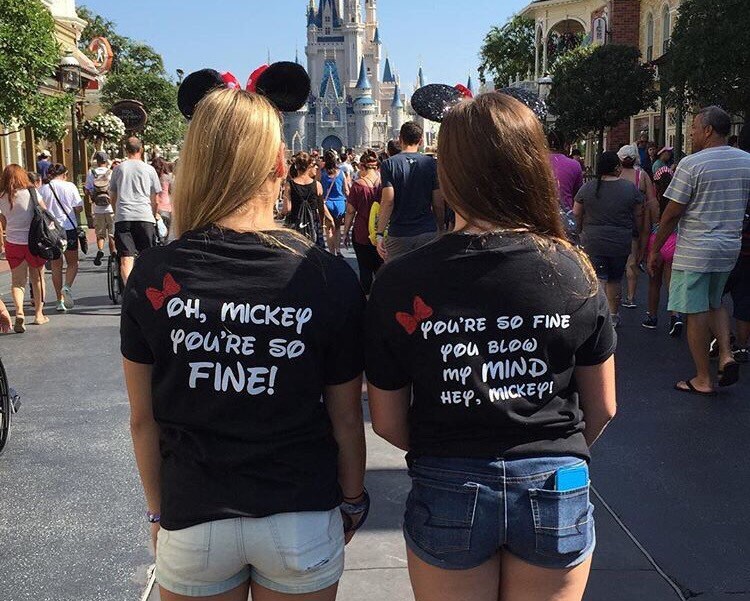Glitter Best Friend Minnie Mouse Shirts // BFF Disney Shirts