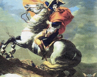 677 NAPOLEON BONAPARTE 1 33 X 33 X 4 design paper napkin