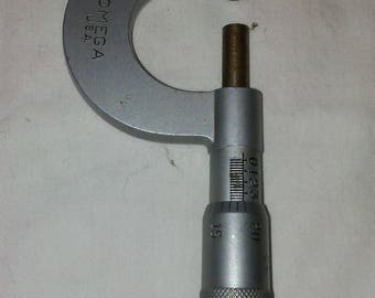 Vintage 1" Omega Micrometer
