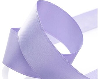 25 mm - Violet Purple satin ribbon