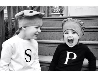 Salt and Pepper Kids Costume, Sibling Costume, Best Friend Children's Costume, Toddler Halloween Costume, Food Costume. Kids Funny Halloween