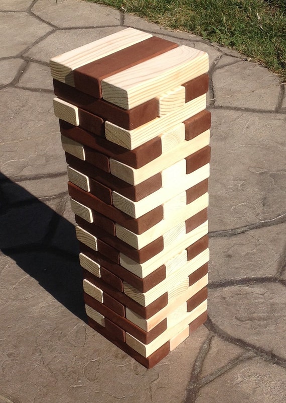Jumbo Wood Blocks Game Outdoor Games Wooden Blocks
