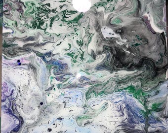Woozy - Glitter Fluid Abstract Painting