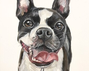 Custom PET PORTRAIT, Dog portrait, custom pet painting, custom pet portrait, dog cat watercolor, pet watercolour, dog portrait