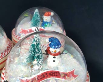 Mason Jar Gift Container--Handmade Winter/Holiday Mason Gift Jar