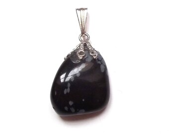 Pendant Jasper black 30 mm