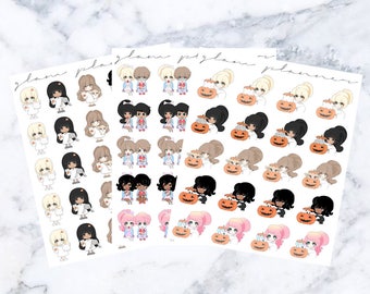 September Teeny Sub (Glam Planner Stickers for Erin Condren Life Planner)