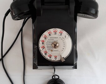 Téléphone Mural Vintage Années 70 – Northern Electric – Cadran Fonctionnel