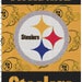 NFL Pittsburgh Steelers Flag Counted Cross Stitch Pattern