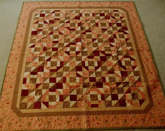 Peaches and Pears Lap Quilt