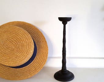 Vintage wood hat stand French fashion hat display
