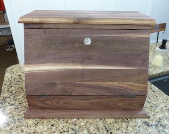 Black Walnut Bread Box