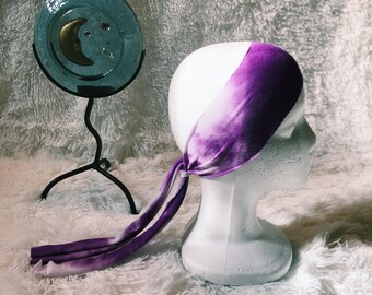Purple Tie Dye Headband