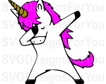 Download Unicorn dab svg | Etsy