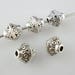 60/500pcs Tibetan Silver Dual vertebral Spacer Beads 6.5x7mm