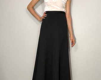 1970s a-line maxi skirt