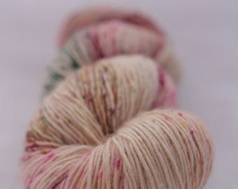 Hand-dyed yarn - sock yarn - superwash - merino - dyed-to-order - speckles - SOFT