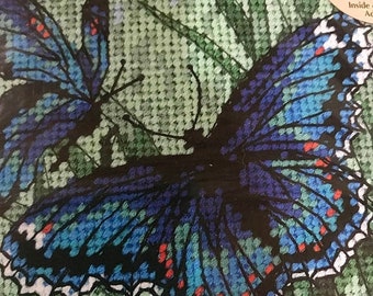 SUMMERSALE Dimensions Butterly Duo Needlepoint kit, 5'X5"