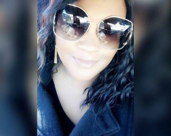 Multi Colored Sunglasses "Peek-a-Boo"