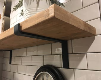 Iron Shelf Brackets - Heavy Duty Metal Shelf Bracket, DIY Shelf Bracket, Shelf Brackets, Industrial Shelf Brackets, Rustic Shelf Bracket