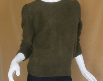 Brown Fuzzy Sweater Size Small