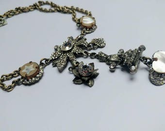 Vintage Otazu statement necklace sparkling boedha