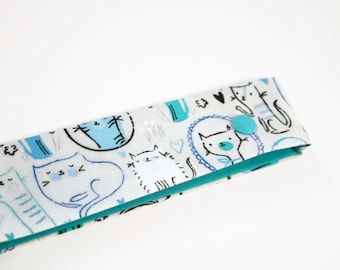 Cats DPN Holder, DPN Needle Case, 8 Inch Double Pointed Knitting Needle Cover / Cosy, Knitter Gift