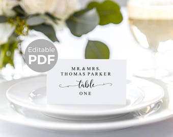 place card holder templates
