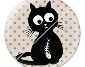 resin cabochon mounted on a stick patterns cat p13 25 mm