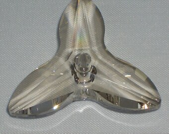 Swarovski-6906-pendant-orchid-Crystal Silver Shade (001 SSHA)-40 mm